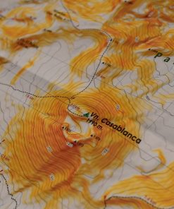 Alternative view of Mapa Volcán Casablanca