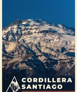 Mapa Cordillera de Santiago