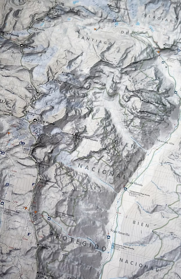 Mapa Cordillera de Santiago - Imagen 4
