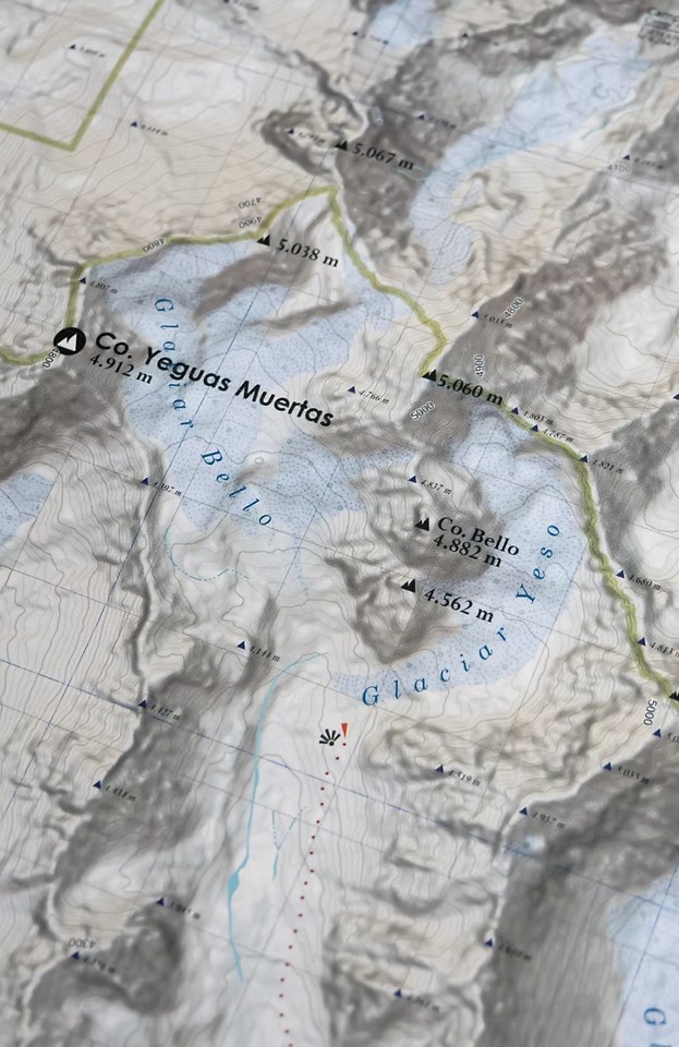 Mapa Cordillera de Santiago - Imagen 2