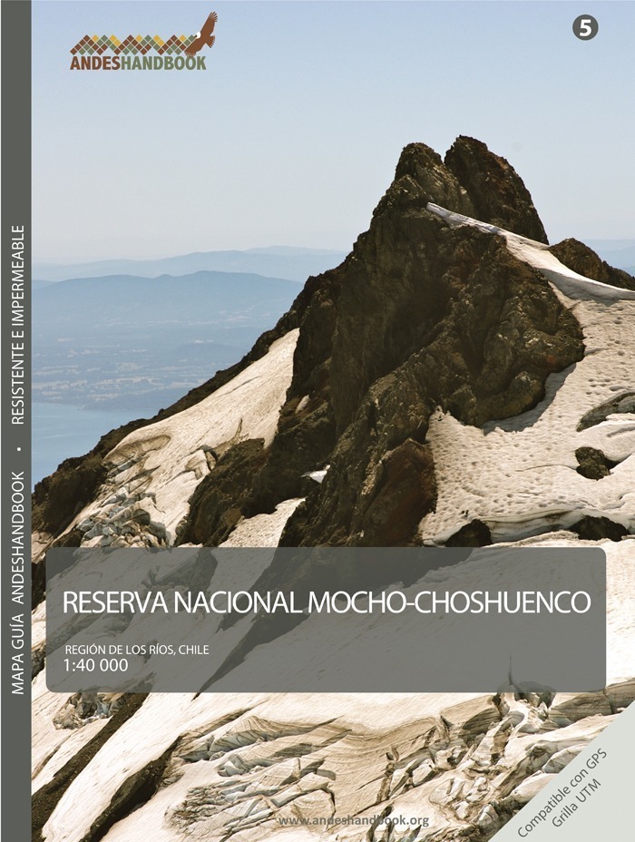 Mapa-guía Andeshandbook - Reserva Nacional Mocho-Choshuenco