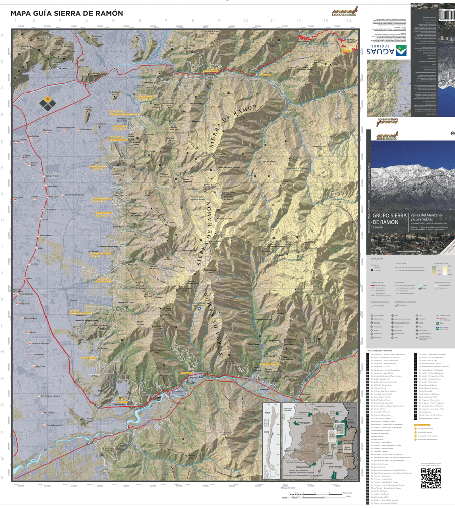 Alternative view of Mapa-guía Sierra de Ramón