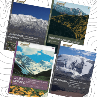 Pack 4 mapas: Andes de Santiago