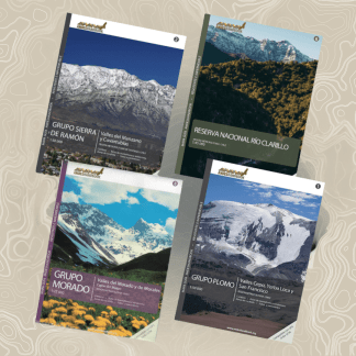 Pack 4 mapas: Andes de Santiago