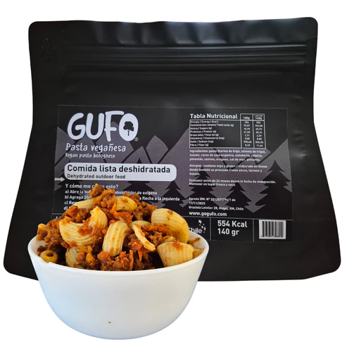 Pack libre de 4 comidas liofilizadas Gufo Foods - Imagen 3