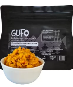 Lentejas rojas con zapallo, por Gufo Foods