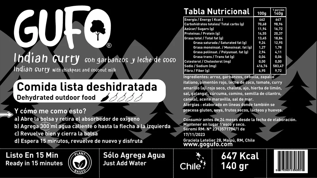 Indian curry con garbanzos, por Gufo Foods - Imagen 5
