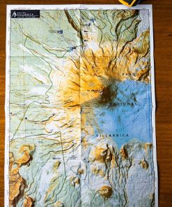 Alternative view of Mapa Volcán Villarrica