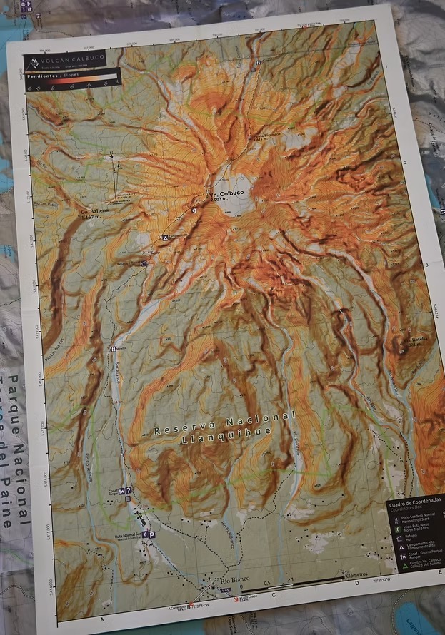 Mapa Volcán Calbuco - Imagen 2