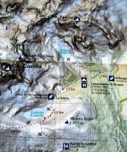Alternative view of Mapa Cerro Castillo y Cordillera de Avellano