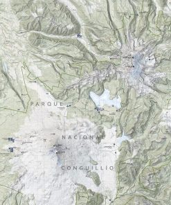 Alternative view of Mapa P.N. Conguillío, Huerquehue y Nevados de Sollipulli