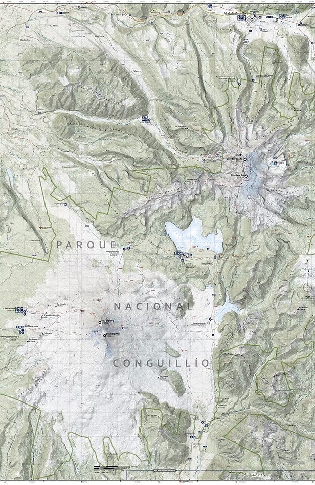 Mapa P.N. Conguillío, Huerquehue y Nevados de Sollipulli - Imagen 2