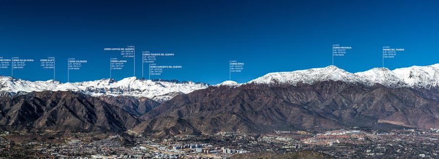 Santiago y sus cumbres. Guía visual para identificar los cerros que rodean la ciudad - Francisco Boetsch - Imagen 3