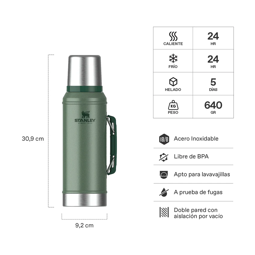 PREVENTA: Termo Stanley Classic 950 ml – Edición Aniversario 25 años Andeshandbook - Imagen 3