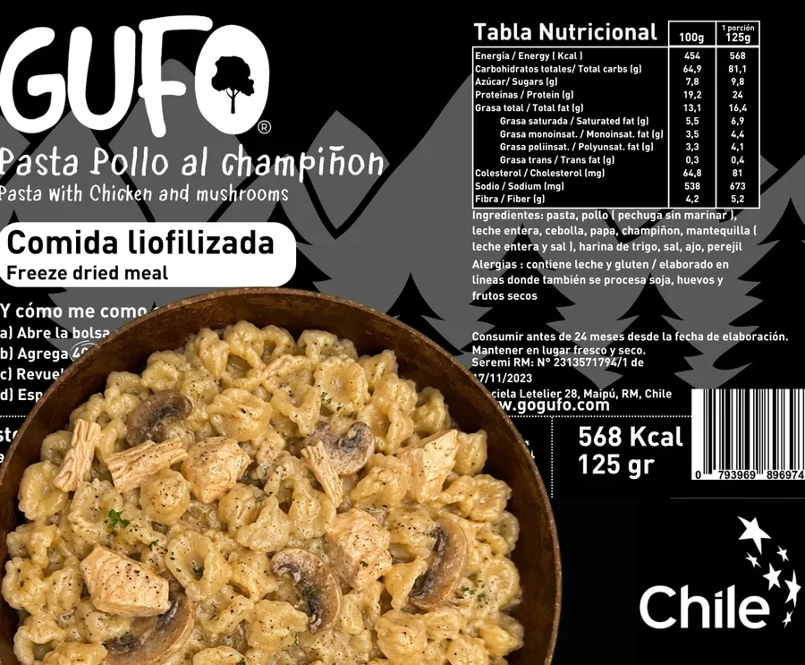 Pasta Pollo al champiñón, por Gufo Foods - Imagen 3